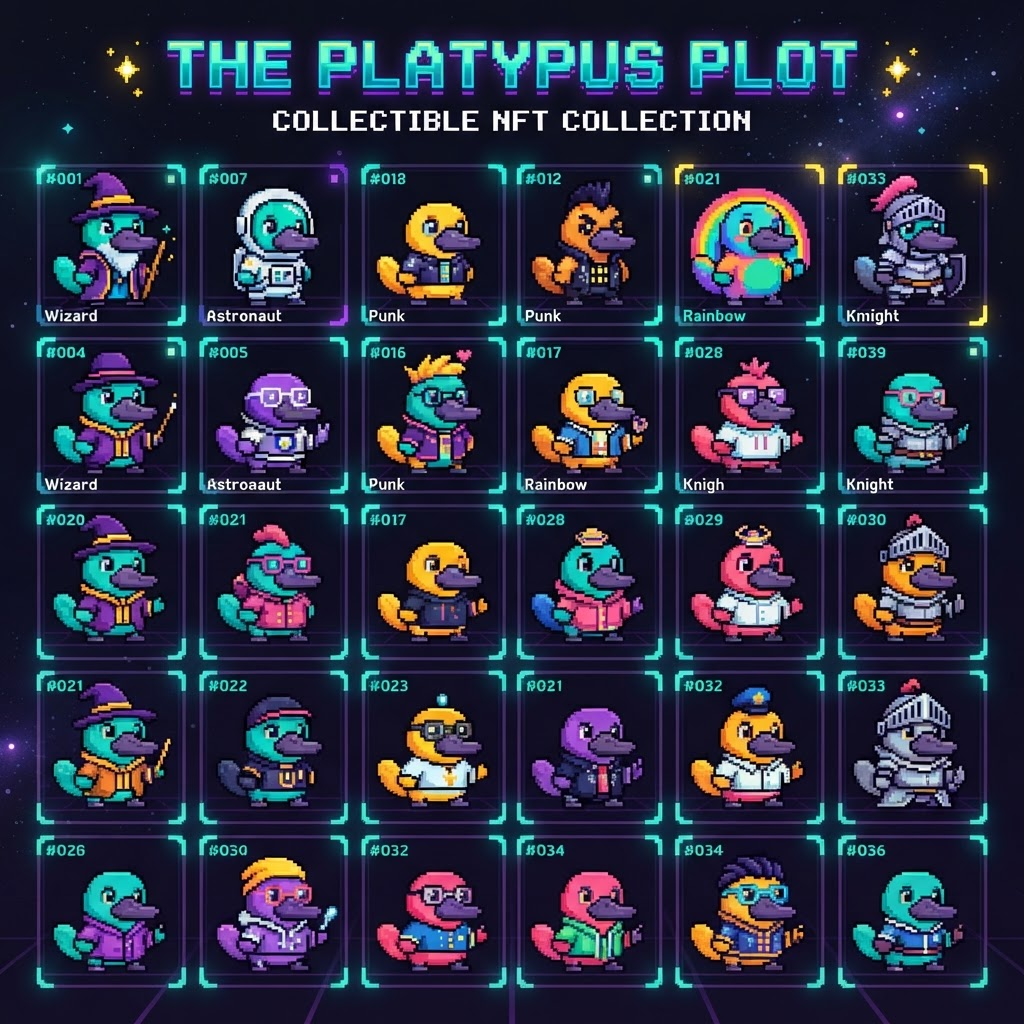 Platypus Pixel Pals preview